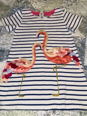 Baby Girls Size 18-24 months Flamingo Dress Brand Unknown